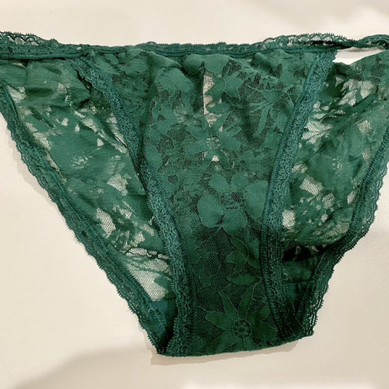 green lace panty